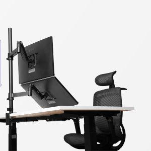 Thanh nối 80cm giá đỡ màn hình HyperWork P1 Dual 2025 HPW-EP02-BLK Đen