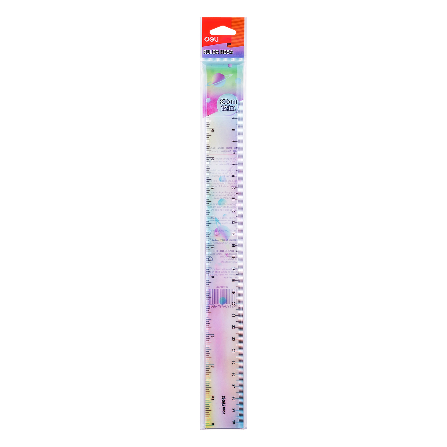 Thước thẳng Deli EH654 30cm
