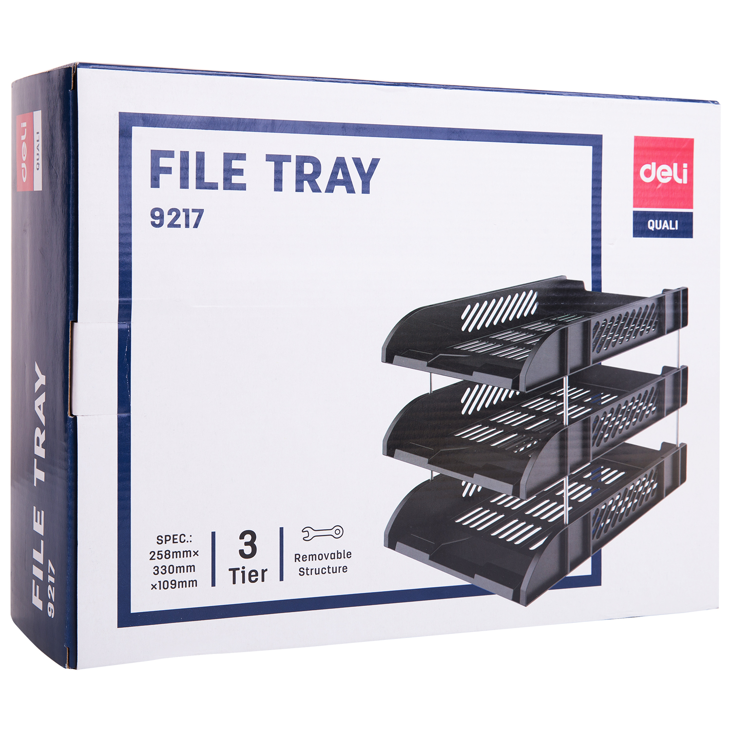 Khay nhựa 3 tầng deli 9217 - Ảnh 5