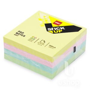 Giấy ghi chú 3x3 Deli A017 (4 màu)