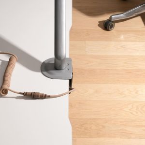 Alternative view of Mặt bàn gỗ MDF 1m2 HyperWork Core Desk HPW-TT03-AB Đen viền đen V1