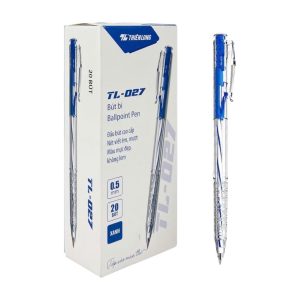 Bút bi Thiên Long 027 Xanh 0.5MM (20C/HỘP)