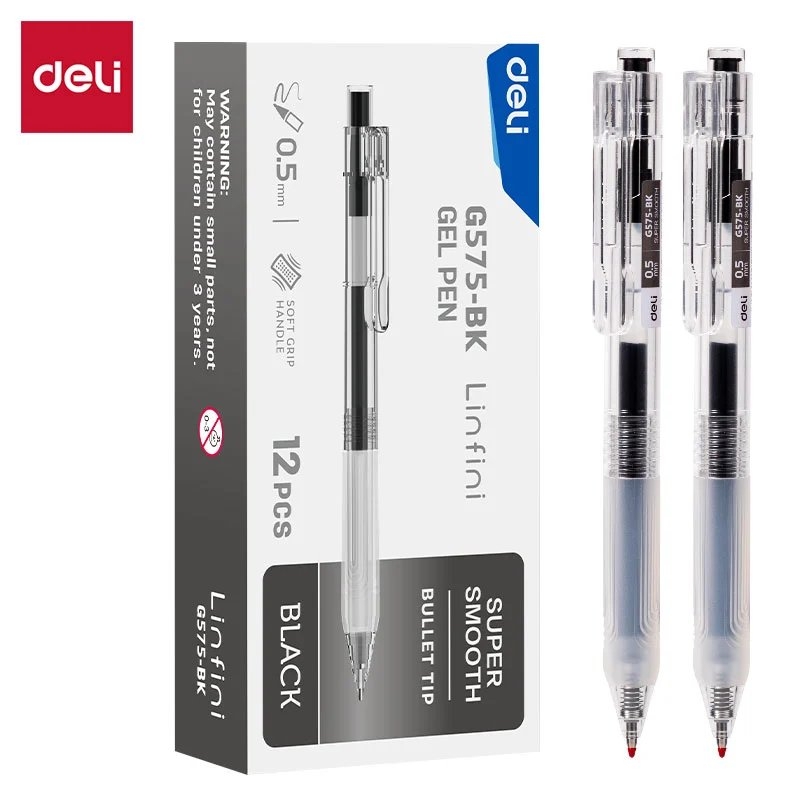 Bút gel Deli G575 0.5mm (12c/Hộp) - Ảnh 2