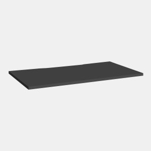 Mặt bàn gỗ MDF 1m2 HyperWork Core Desk HPW-TT03-AB Đen viền đen V1