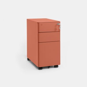 Tủ tài liệu thép di động HyperWork Ivy Slim HPW-MC02-ORG Cam