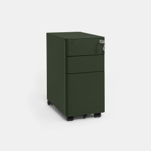 Tủ tài liệu thép di động HyperWork Ivy Slim HPW-MC02-OLV Xanh Ô Liu