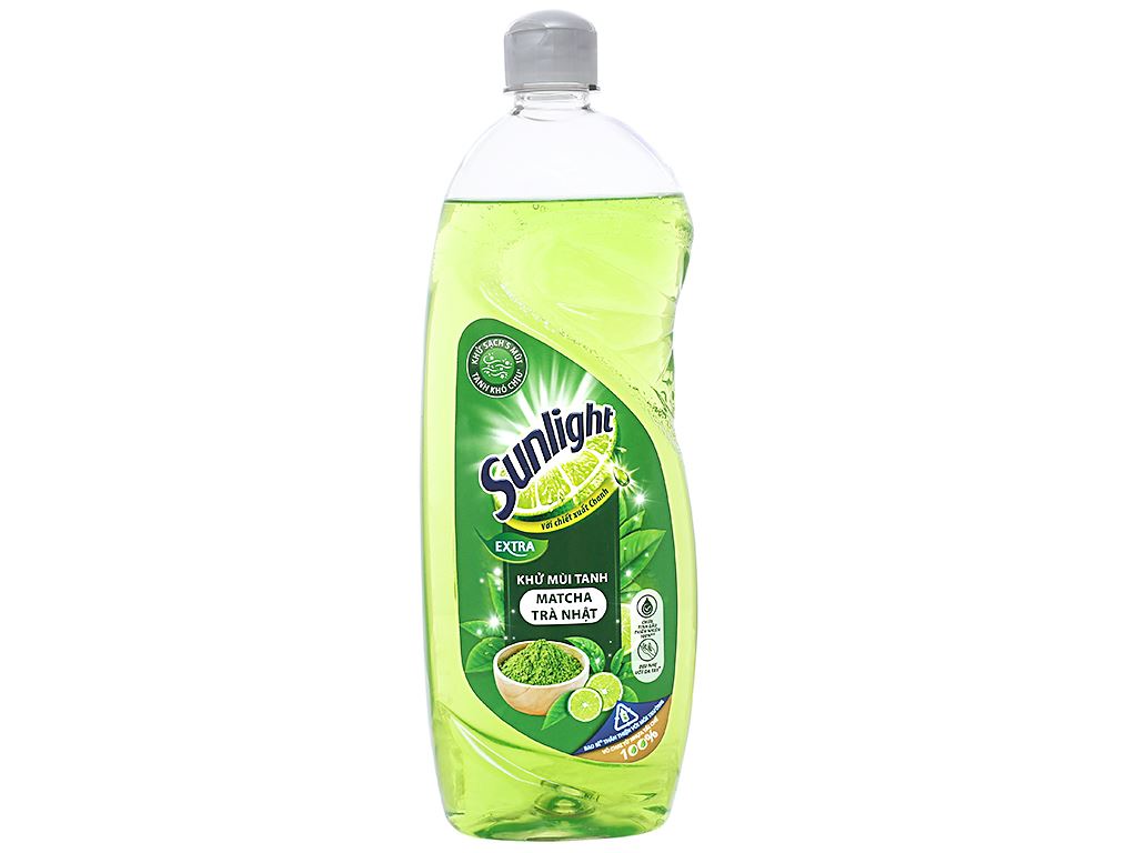 Nước Rửa Chén Sunlight Matcha Trà Nhật 750ml - Ảnh 2