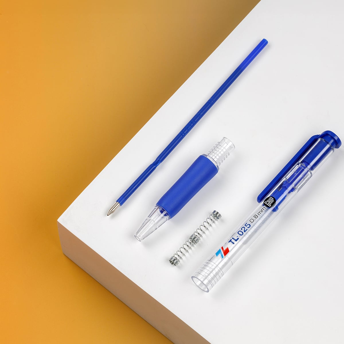 Bút bi Thiên Long 025 0.8MM XANH (20C/HỘP) - Ảnh 3