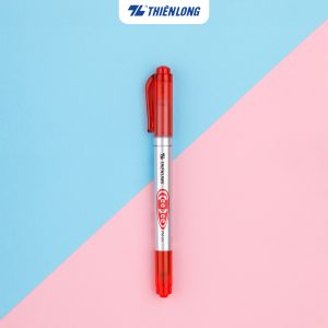 Alternative view of Bút lông dầu Thiên Long PM04 2đầu Đỏ ( 10C/Hộp)