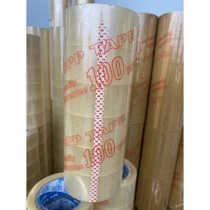 Băng dính 100Y 5cm trong (6C/ CÂY)