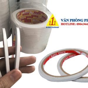 Băng dính 2 mặt 0.5cm (60C/CÂY)