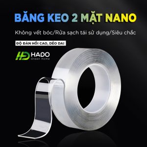 Băng dính 2 mặt 5M - 1cm