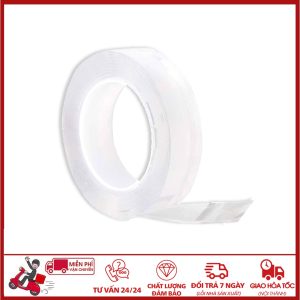 Băng dính 2 mặt 5M - 2,5 cm(12C/CÂY)