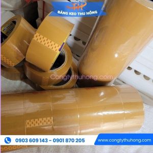 Băng dính 300Y 5cm đục (6 cuộn/ cây)
