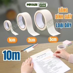 Băng dính giấy 10M - 5cm (6c/cây)