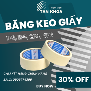 Băng dính giấy 5M - 1,2cm (30C/CÂY)