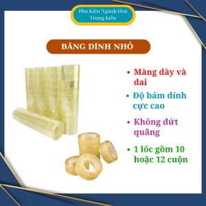 Băng dính nhỏ 1cm (12 cuộn/lốc)