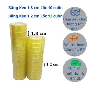 Băng dính nhỏ 1cm (12 cuộn/lốc)