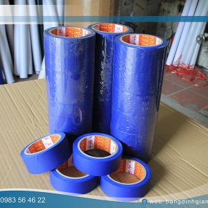 Băng dính simili 3F xanh dày (8c/cây)
