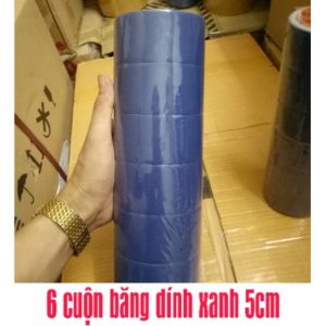 Băng dính SIMILI 5F xanh 5M (6c/cây)