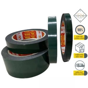 Băng dính xốp xanh 2 mặt 5cm