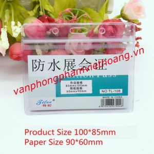 Bao thẻ ngang trong TL-108 (6*9cm)