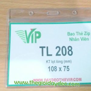 Bao thẻ ngang trong TL-208 (10.5*7.5cm)