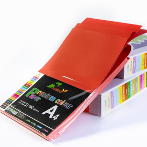 Bìa màu A4 đỏ Summer 160gsm
