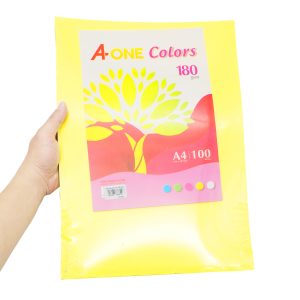 Bìa màu One A3 Vàng -160