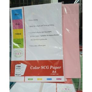 Bìa màu T&T A4 Hồng -160