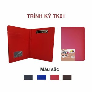Bìa trình ký da TK01