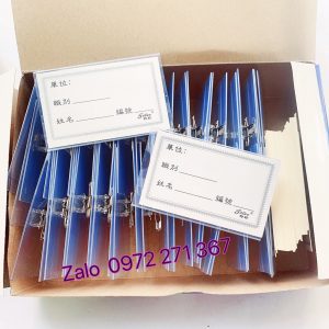 Biển tên ghim cài Sakura ( 50c/hộp)