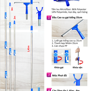 Bộ cây lau và gạt nước