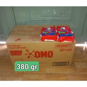 Bột Giặt Omo Thơm Mát 380g (36 gói/ thùng)
