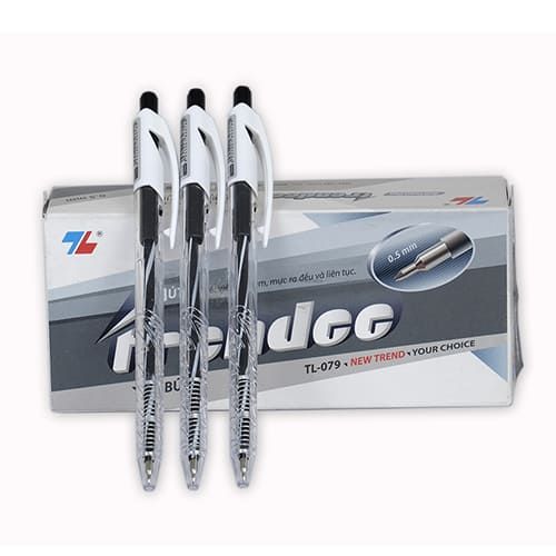 Bút bi Thiên Long 079 Đen 0.5MM (20C/HỘP) - Ảnh 2