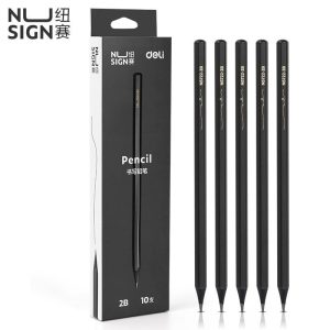 Bút chì đen Nusign Deli 2B NS722 (10 chiếc/ hộp)