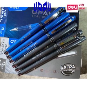 Bút Gel Deli Upal G11-BL Xanh (12c/Hộp)