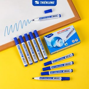 Bút lông bảng Pen & Fan màu xanh (12c/hộp)