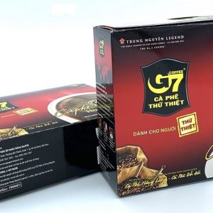 Cafe G7 Đen Hoà Tan Hộp 100g (50gói x 2g)