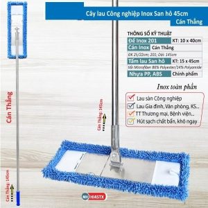 Cây lau công nghiệp Inox 45cm