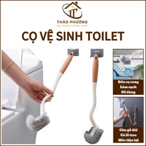 Chổi chà bồn cầu cán cong