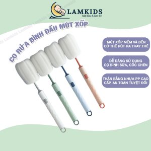 Cọ rửa bình, cốc chén bọt biển