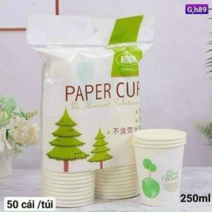 Cốc giấy 8OZ 250ml VC (50c/ lốc)