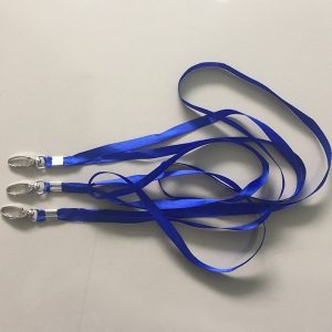 Dây thẻ kẹp sắt màu xanh dương