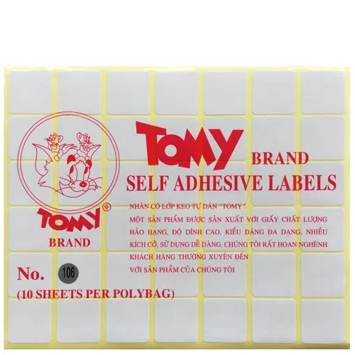 Decal Tomy A5 106 (25*25)