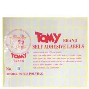 Decal Tomy A5 111(14*21)