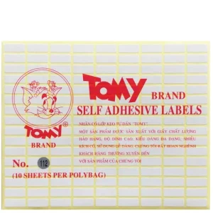 Decal Tomy A5 112(8*20)