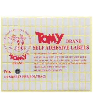 Decal Tomy A5 113 (10*18)