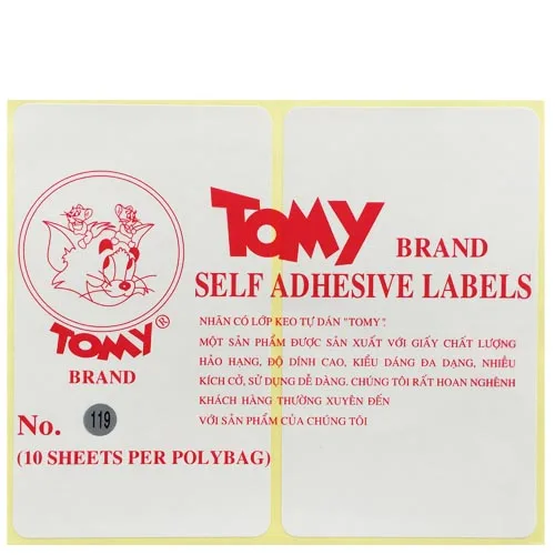 Decal Tomy A5 119 (92*157)