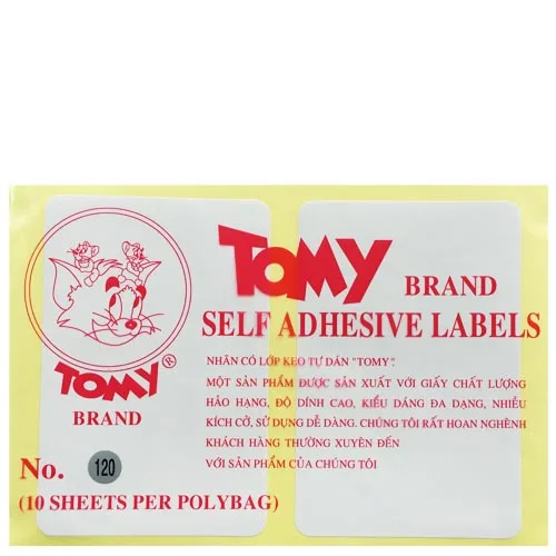 Decal Tomy A5 120 (81*121)